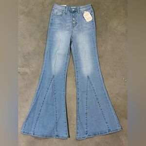 Altar'd State Sky Blue Wide Leg Jeans